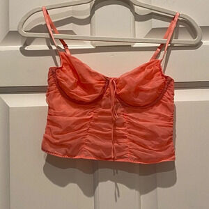 New! Victoria's Secret corset peach 16164